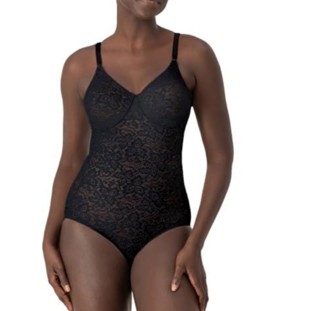 Elegant Black Lace Bodysuit